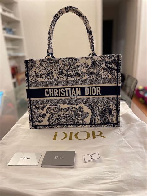 dior women's tote bag|dior tote bag medium size.